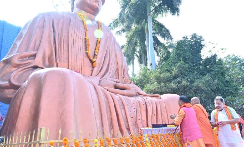 Chief Minister Vishnu Deo Sai attended the National Youth Festival organized at Vivekananda Sarovar Udyan today.