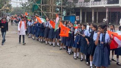 Akhil Bharatiya Vidyarthi Parishad (ABVP) organises Tiranga Yatra