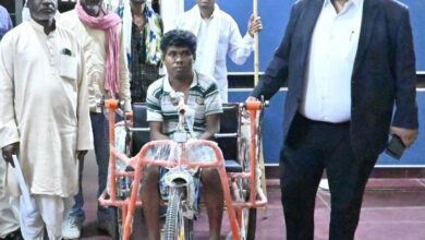 Kaliram gets new tricycle, no one will have to resort to it now.