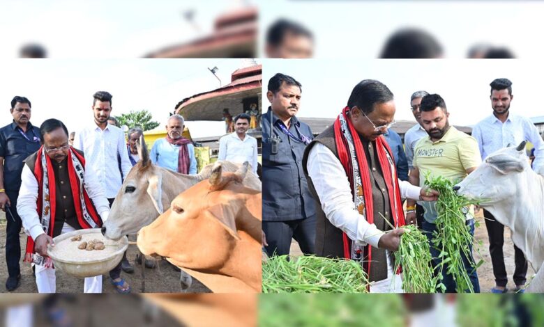 Service to Gaumata is a very noble work: Agriculture Minister Shri Ram Vichar Netam.