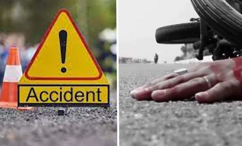 Road accident: 3 people died after a speeding truck collided with a bike.