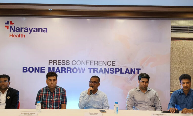 Successful bone marrow transplant performed at MMI Narayana Hospital.