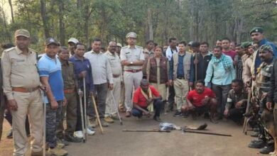 Forest Department arrests 3 notorious poachers in CG, 3 sambars have been hunted in 20 days.