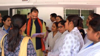 Health Minister Shri Shyam Bihari Jaiswal assures contractual workers.