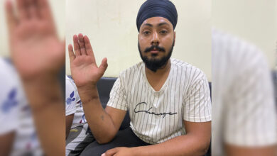 Patient's hand started working after surgery at Om Hospital after vein cut 6 months ago.