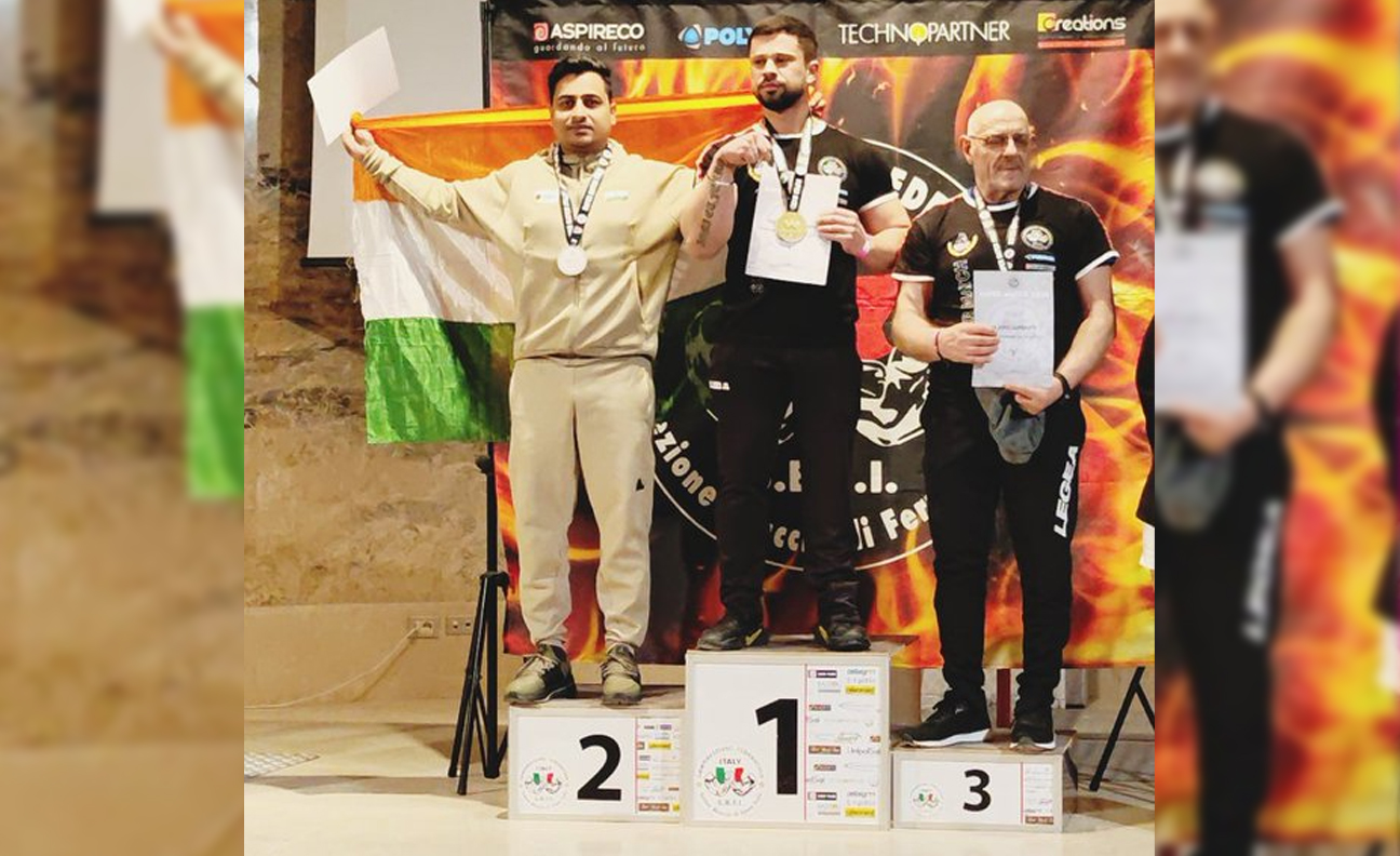 Shrimant Jha wins silver medal in Italy, CM Sai congratulates Chhattisgarh.