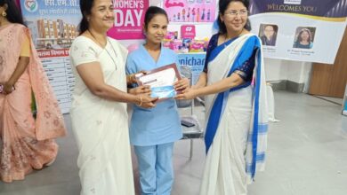 International Women's Day celebrated at SMC Superspeciality Hospital.