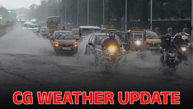 CG Weather Update: Unseasonal rains increase farmers' worries; hail also falls along with rain.