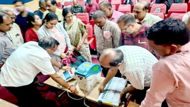 Training for polling personnel of Bhopal district.