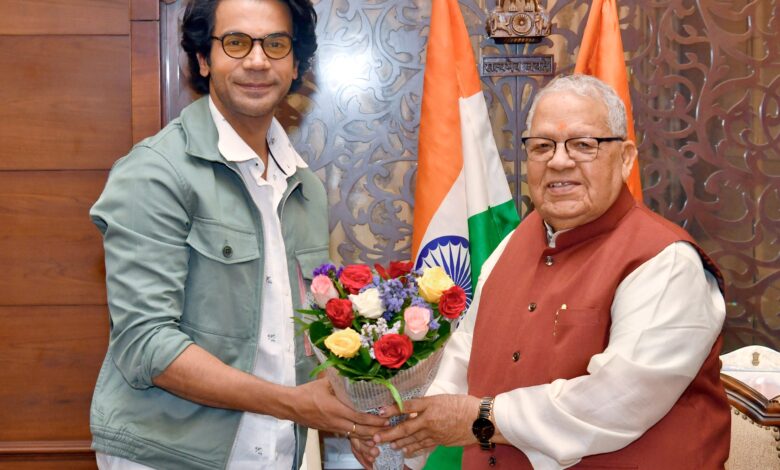 Film actor Shri Rajkummar Rao meets Governor.