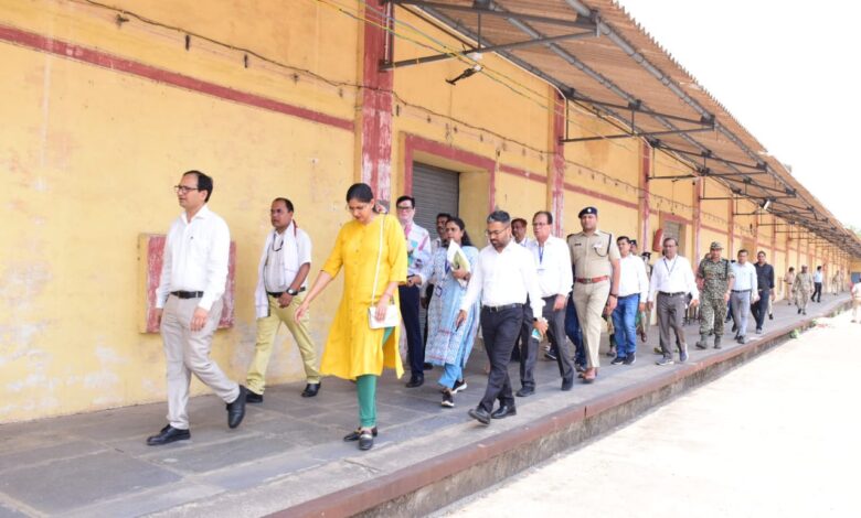 Chief Electoral Officer inspected the strong room and counting room.