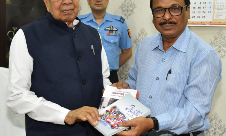 Education Advisor Dr. Mishra calls on Governor Shri Biswabhushan Harichandan.