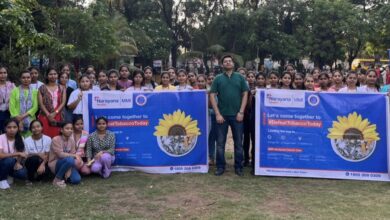 MMI Narayana Hospital organizes awareness rally against tobacco on World No Tobacco Day.