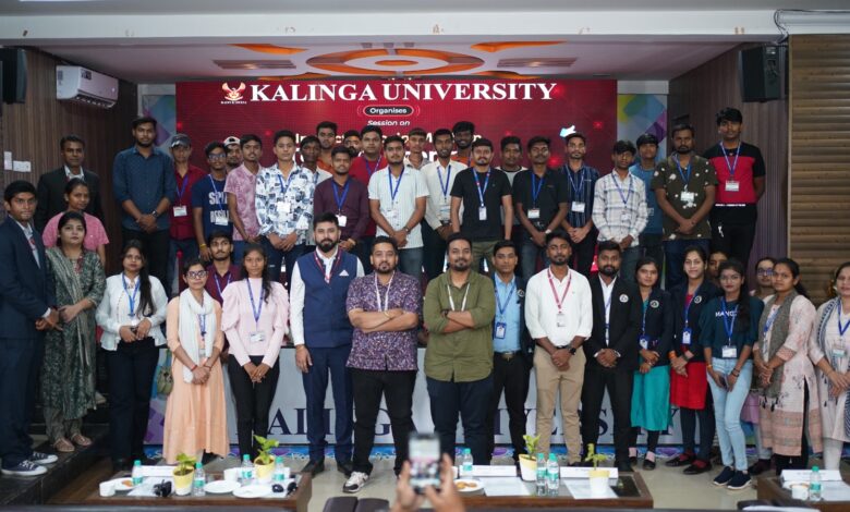 Seminar on “Impact of Social Media in Today's Scenario” at Kalinga University.