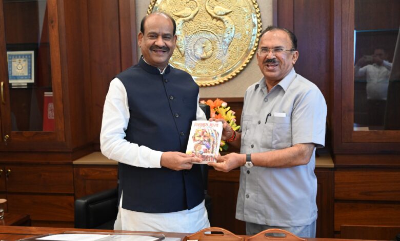 Assembly Speaker Shri Vasudev Devnani meets various Union Ministers including Lok Sabha Speaker.