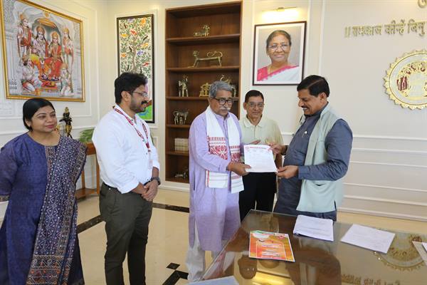 Office bearers of Loktantrik Senani Sangh meet CM Dr. Yadav.