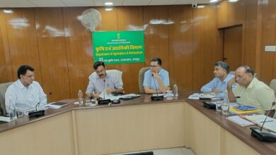 Agriculture, Horticulture and Agricultural Marketing Department holds review meeting on implementation of budget announcement