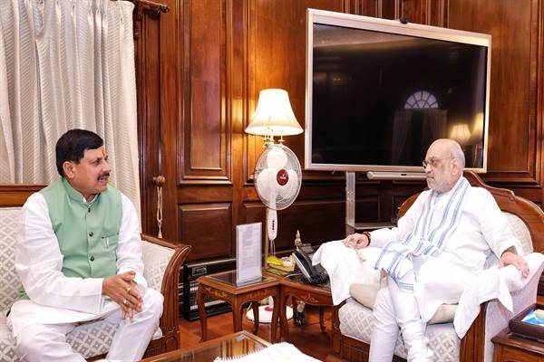 CM Dr. Yadav meets Union Minister Shri Shah