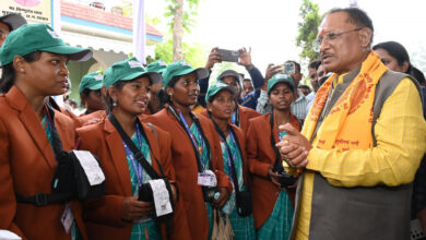 Chief Minister Vishnu Deo Sai distributed electricity kits to Bijli Sakhis