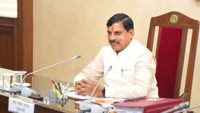 CM Dr. Yadav greets people on World Post Day