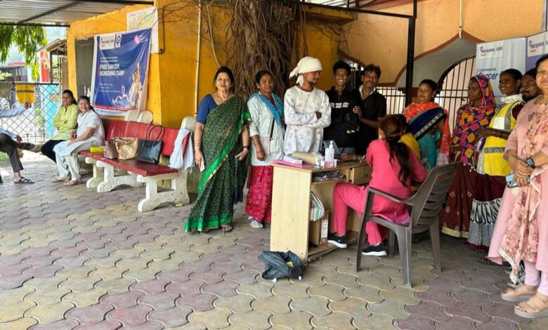 Breast Cancer Awareness Camp was organized under the joint aegis of Chhattisgarh Chamber Women's Wing and Narayana MMI Hospital