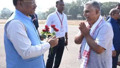 Chief Minister Vishnu Deo Sai and Union Minister Mandaviya reached Jashpur