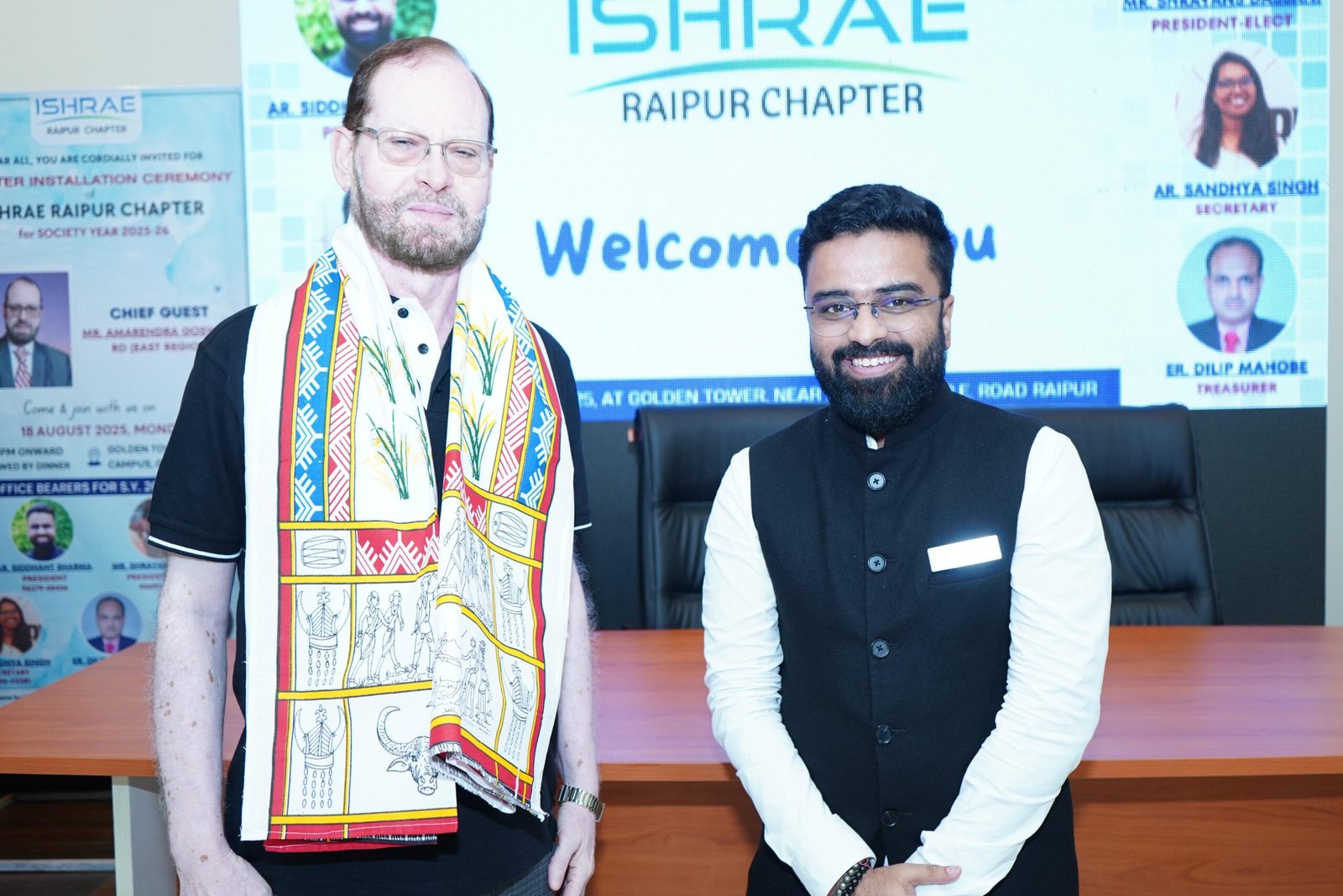 ISHRAE रायपुर चैप्टर का पदभार ग्रहण, सिद्धांत शर्मा पुनः बने अध्यक्ष 1 ISHRAE रायपुर चैप्टर का पदभार ग्रहण, सिद्धांत शर्मा पुनः बने अध्यक्ष