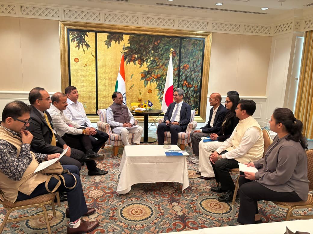 मुख्यमंत्री श्री विष्णुदेव साय ने ओसाका की एसएएस सानवा कंपनी लिमिटेड को छत्तीसगढ़ में निवेश के लिए किया आमंत्रित 1 मुख्यमंत्री श्री विष्णुदेव साय ने ओसाका की एसएएस सानवा कंपनी लिमिटेड को छत्तीसगढ़ में निवेश के लिए किया आमंत्रित